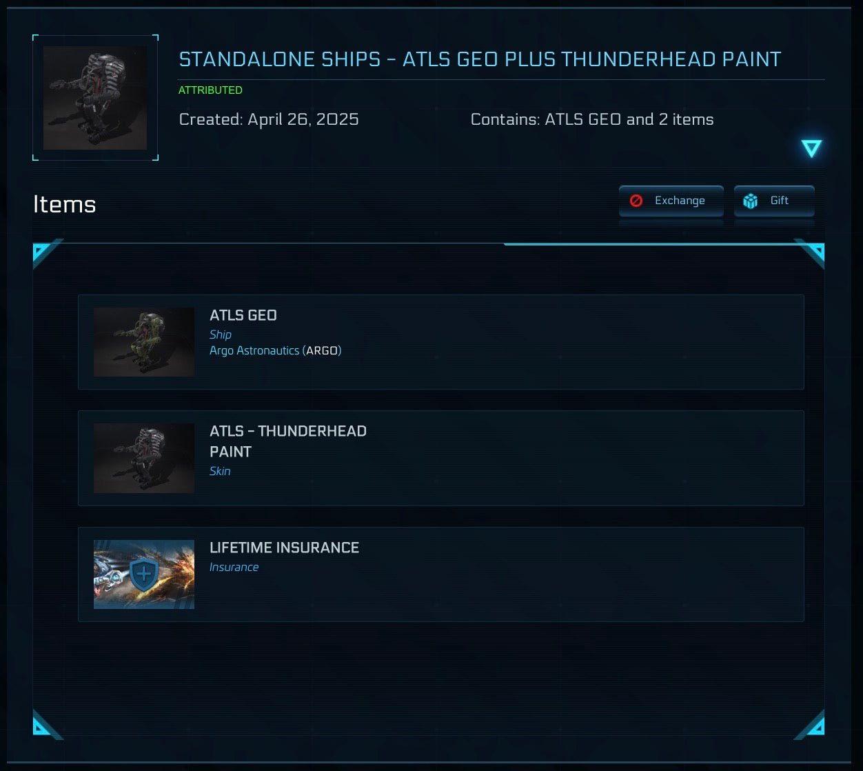 ATLS GEO - LTI Original Concept from Star Citizen, a Ground Vehicle sold by Galactic Merchant