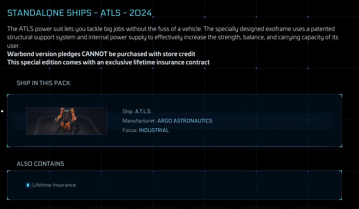 ATLS - LTI Original Concept from Star Citizen, a Ground Vehicle sold by Galactic Merchant