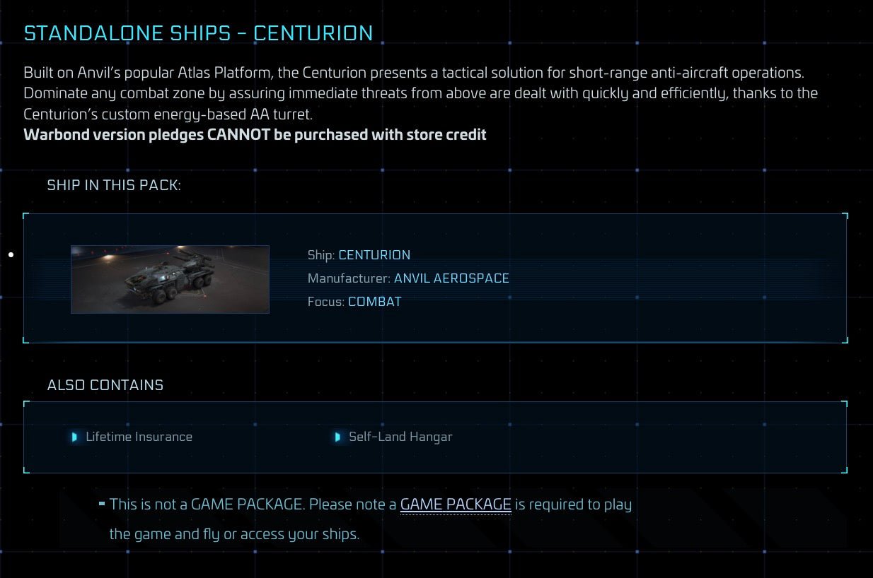 Centurion - LTI Original Concept from Star Citizen, a Ground Vehicle sold by Galactic Merchant