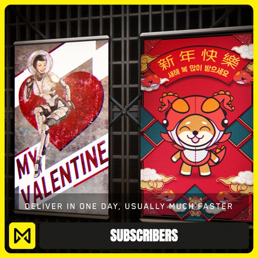 Coramor & Red Festival Poster Set from Star Citizen, a Subscribers sold by Galactic Merchant