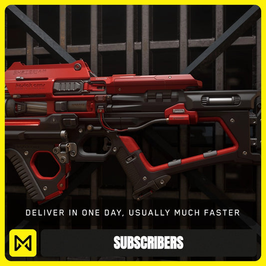 Custodian "Brimstone" SMG from Star Citizen, a Subscribers sold by Galactic Merchant