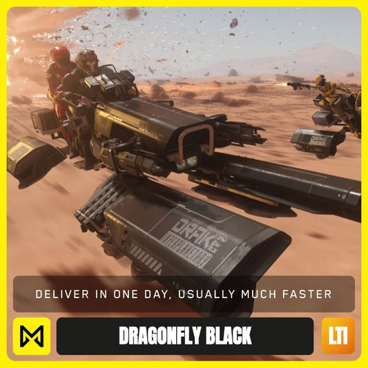 Dragonfly Black - LTI Lifetime Insurance from Star Citizen, a Ground Vehicle sold by Galactic Merchant