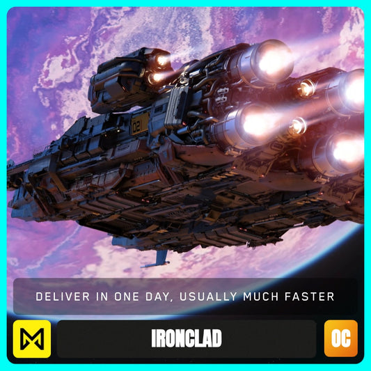 Ironclad -  LTI Original Concept from Star Citizen, a Ship sold by Galactic Merchant