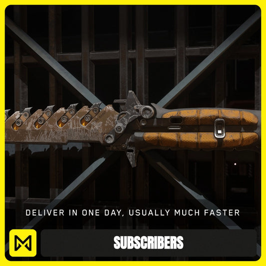 Kastak Arms Sawtooth "Sunspike" Combat Knife from Star Citizen, a Subscribers sold by Galactic Merchant