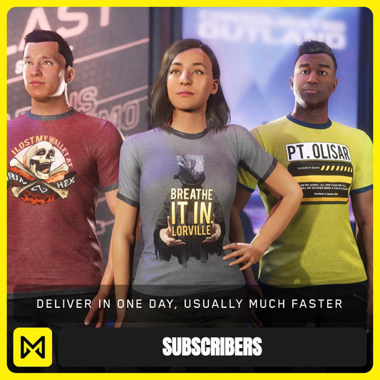 Life in the 'Verse Shirts Pack #1 from Star Citizen, a Subscribers sold by Galactic Merchant