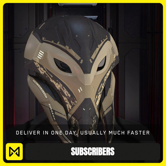 Mandible "Sandcrawler" Helmet from Star Citizen, a Subscribers sold by Galactic Merchant