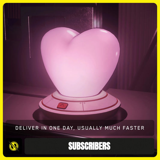 Pink Heart Lamp