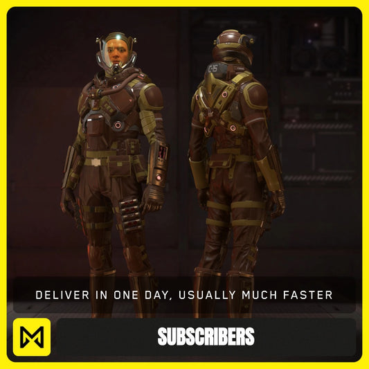 RSI MacFlex Rust Society Armor Set from Star Citizen, a Subscribers sold by Galactic Merchant