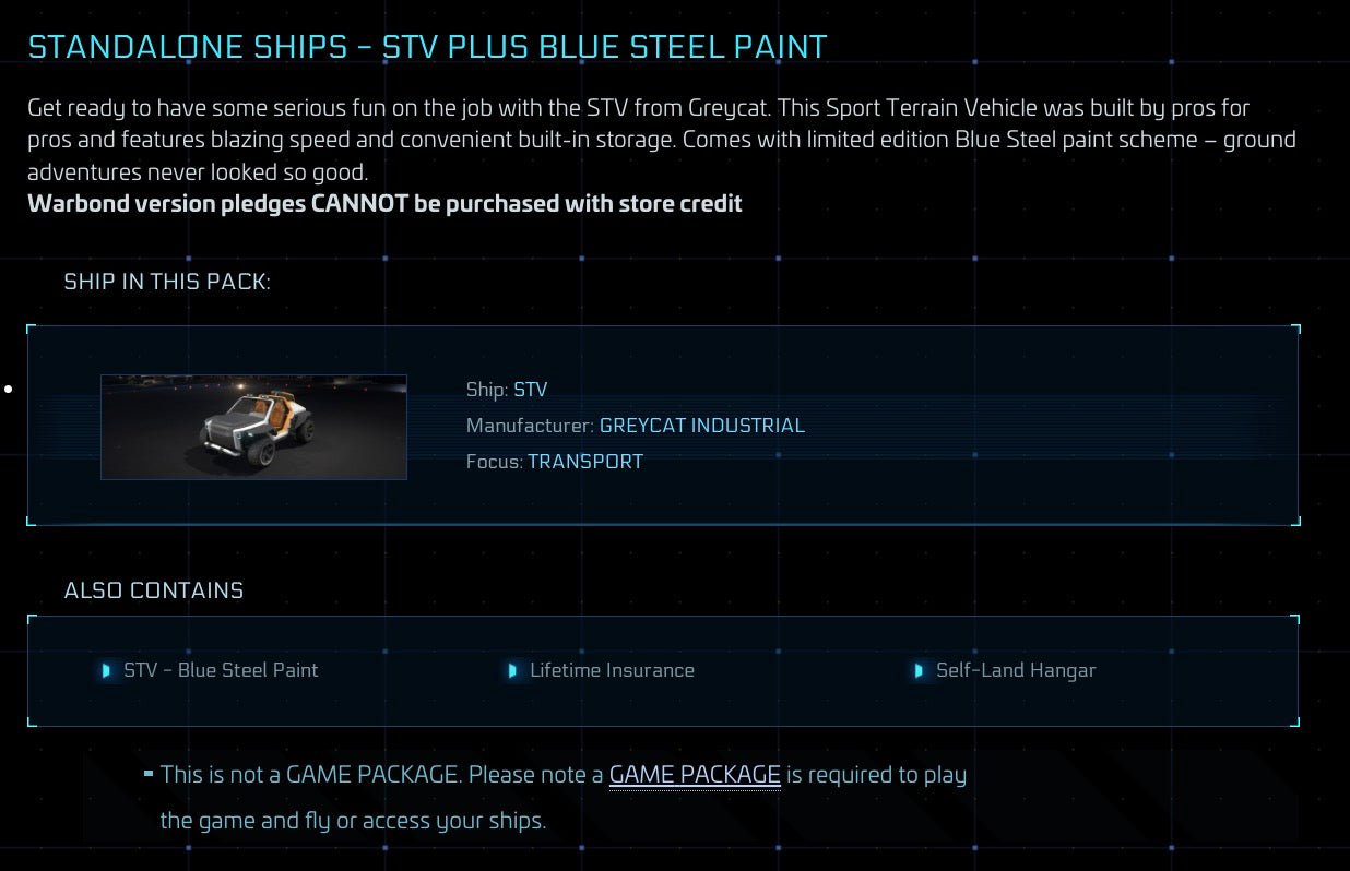 STV - LTI Original Concept from Star Citizen, a Ground Vehicle sold by Galactic Merchant