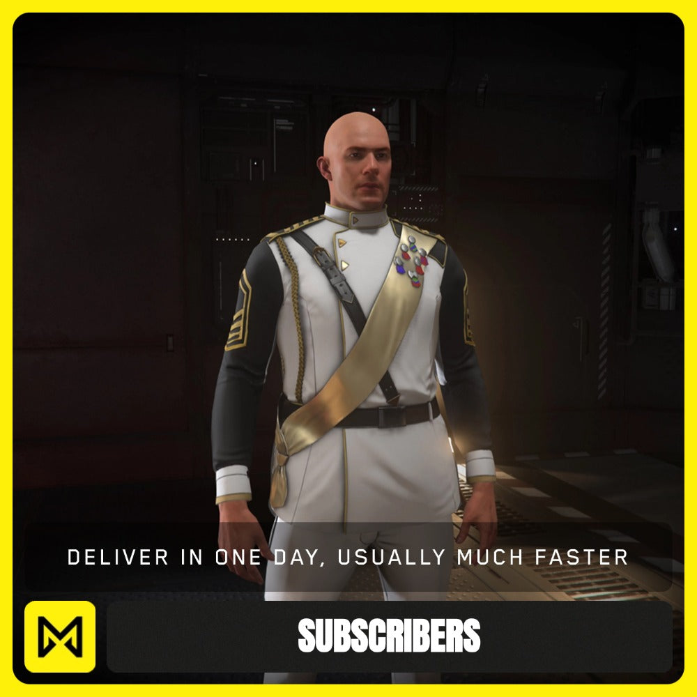 Second Tevarin War White Dress Uniform from Star Citizen, a Subscribers sold by Galactic Merchant