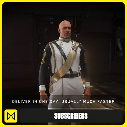 Second Tevarin War White Dress Uniform from Star Citizen, a Subscribers sold by Galactic Merchant