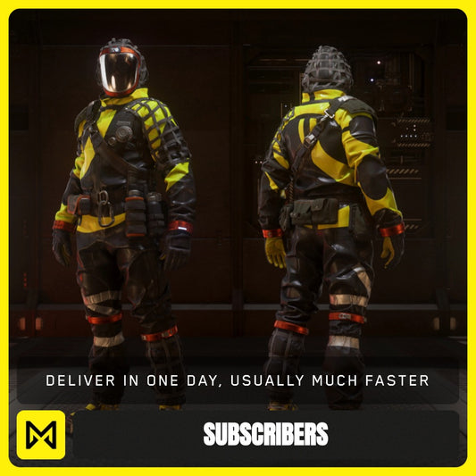 TruBarrier Hazard Suit and Mask - Dark Biohazard from Star Citizen, a Subscribers sold by Galactic Merchant