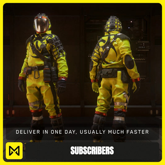 TruBarrier Hazard Suit and Mask - Hi-Vis Biohazard from Star Citizen, a Subscribers sold by Galactic Merchant