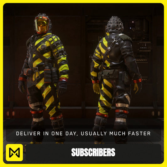 TruBarrier Hazard Suit and Mask - Warning from Star Citizen, a Subscribers sold by Galactic Merchant