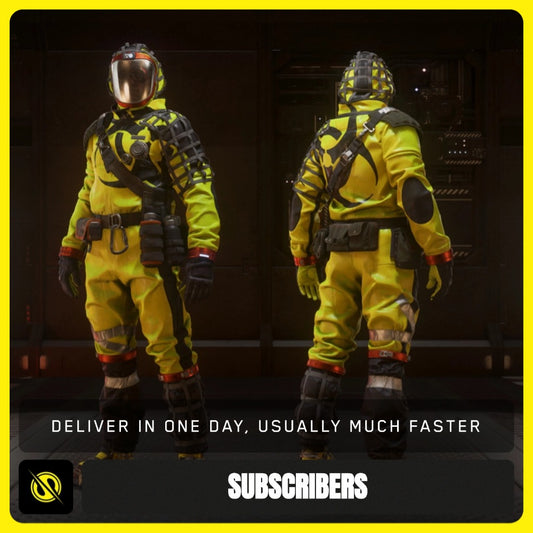 TruBarrier Hazard Suit and Mask - Hi-Vis Biohazard