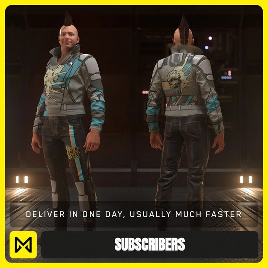 Vaporwear Skullsnap Enforcer Outfit from Star Citizen, a Subscribers sold by Galactic Merchant