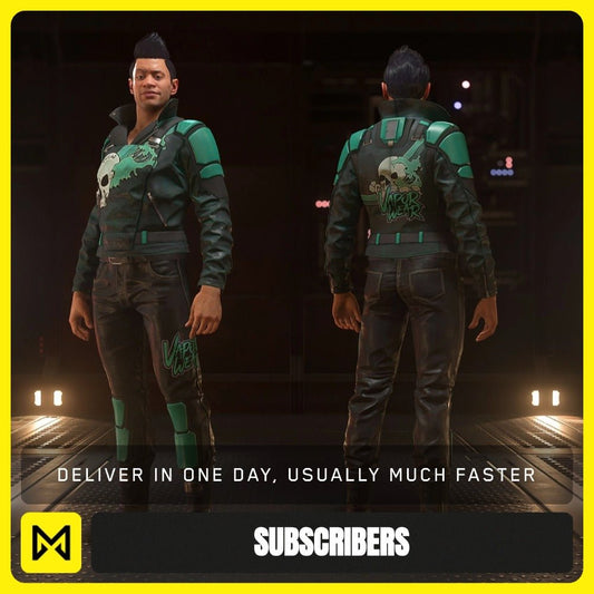 Vaporwear Toxic Fog Enforcer Outfit from Star Citizen, a Subscribers sold by Galactic Merchant