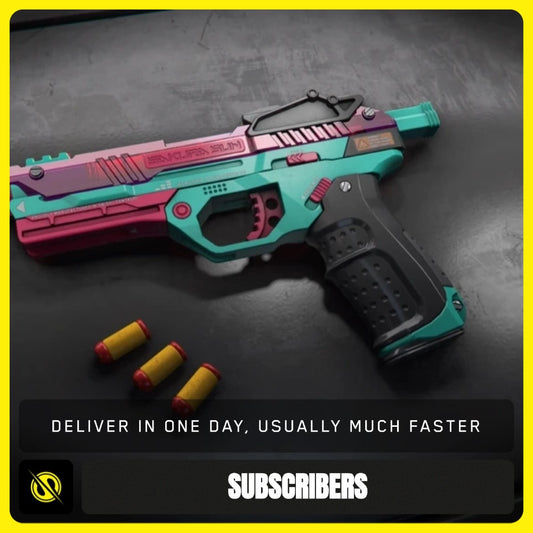 WowBlast "Teal" Desperado Toy Pistol